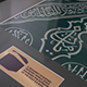 Kiswa al Ka'bah (Green) - Blessed Tapestry That Adorned the Inside of the Ka'bah