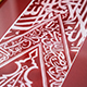 Kiswa al Ka'bah (Red) - Blessed Tapestry That Adorned the Inside of the Ka'bah