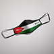 Palestine Flag Fluid Repellent Face Mask